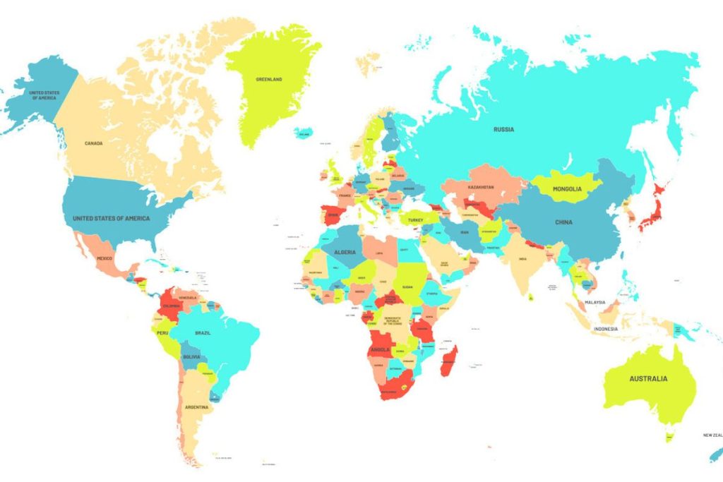 This map shows the true size of countries