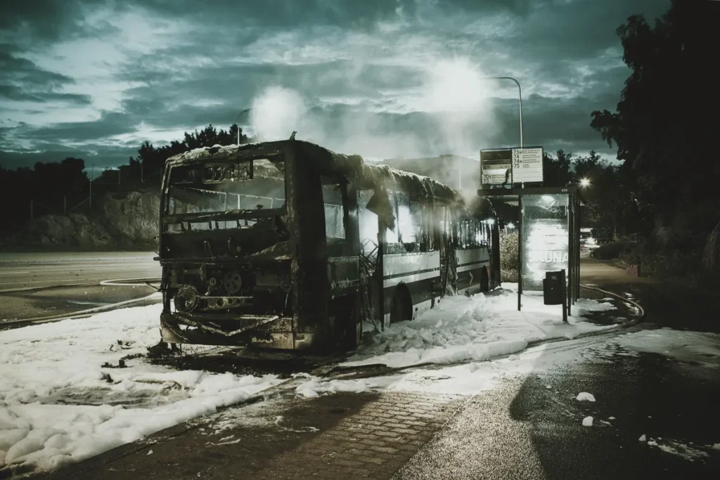 Disney World Bus Fire Closes West Osceola Parkway Ramp for Nearly Two Hours Disney World bus fire