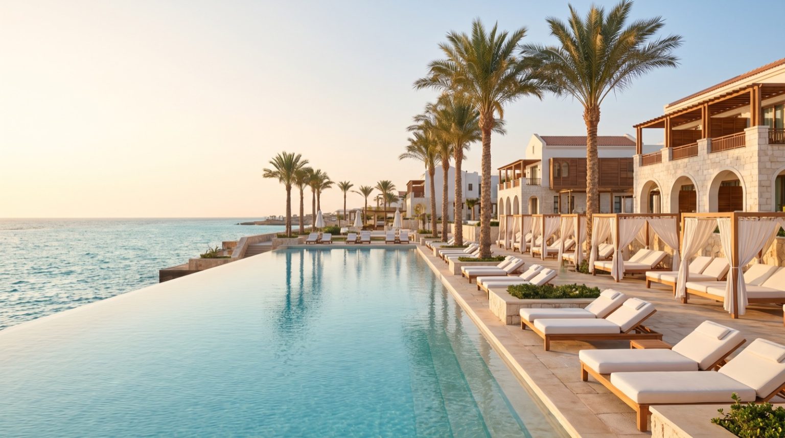 Rixos Puts Egypt’s Red Sea and Alexandria Coast in the Spotlight With Seven World Travel Awards Luxury Rixos beach resort and infinity pool on Egypt’s Red Sea coast